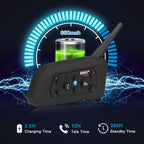 EJEAS V6 Pro Bluetooth-Gegensprechanlage für Motorradhelme
